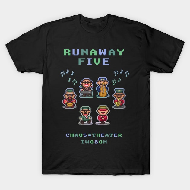 Runaway Five T-Shirt by Kari Likelikes